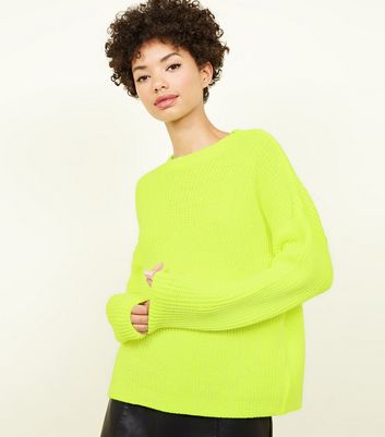 lime yellow sweater