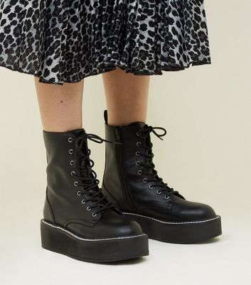 Limited Edition Lace Up Flatform Boots 