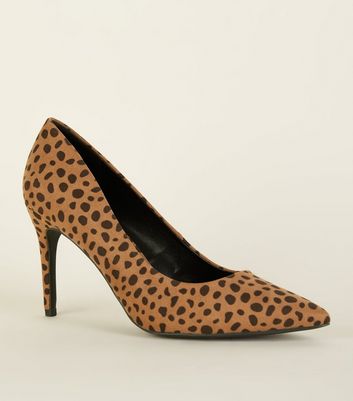 animal print shoes new look