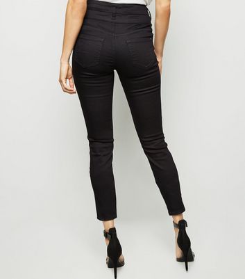 new look black jeans high waisted