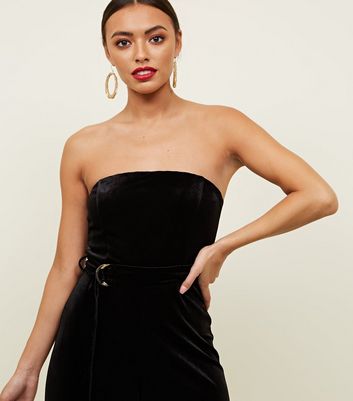 New look best sale strapless jumpsuit