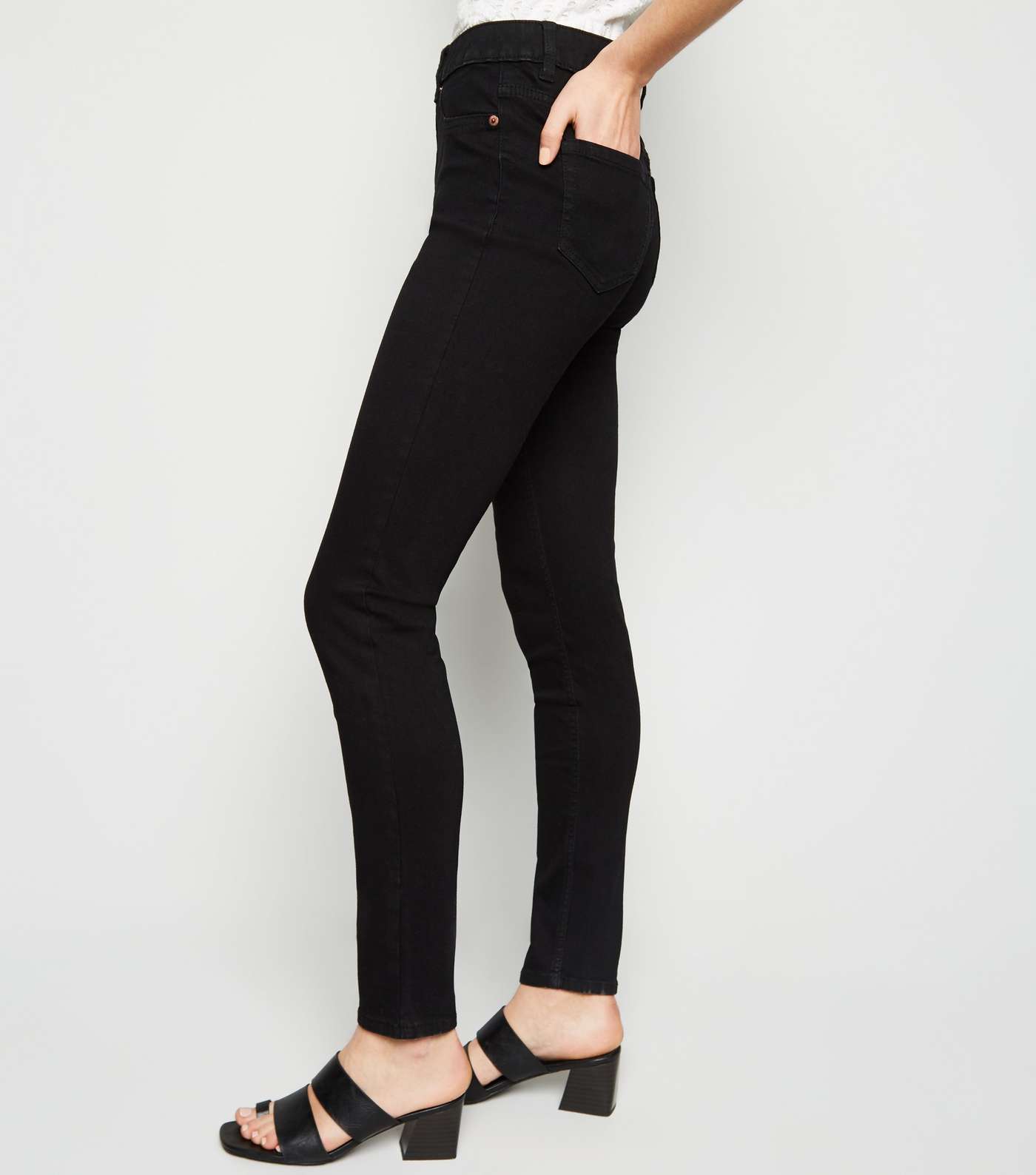 Black Jenna Skinny Jeans Image 5