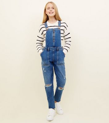 dungarees and jumper