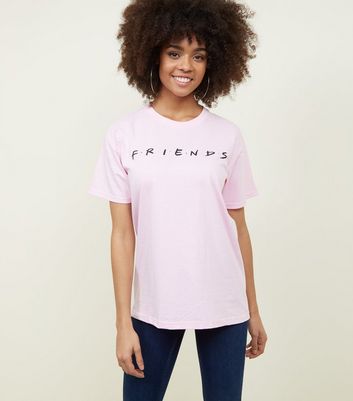 Pink Friends Logo T-Shirt | New Look