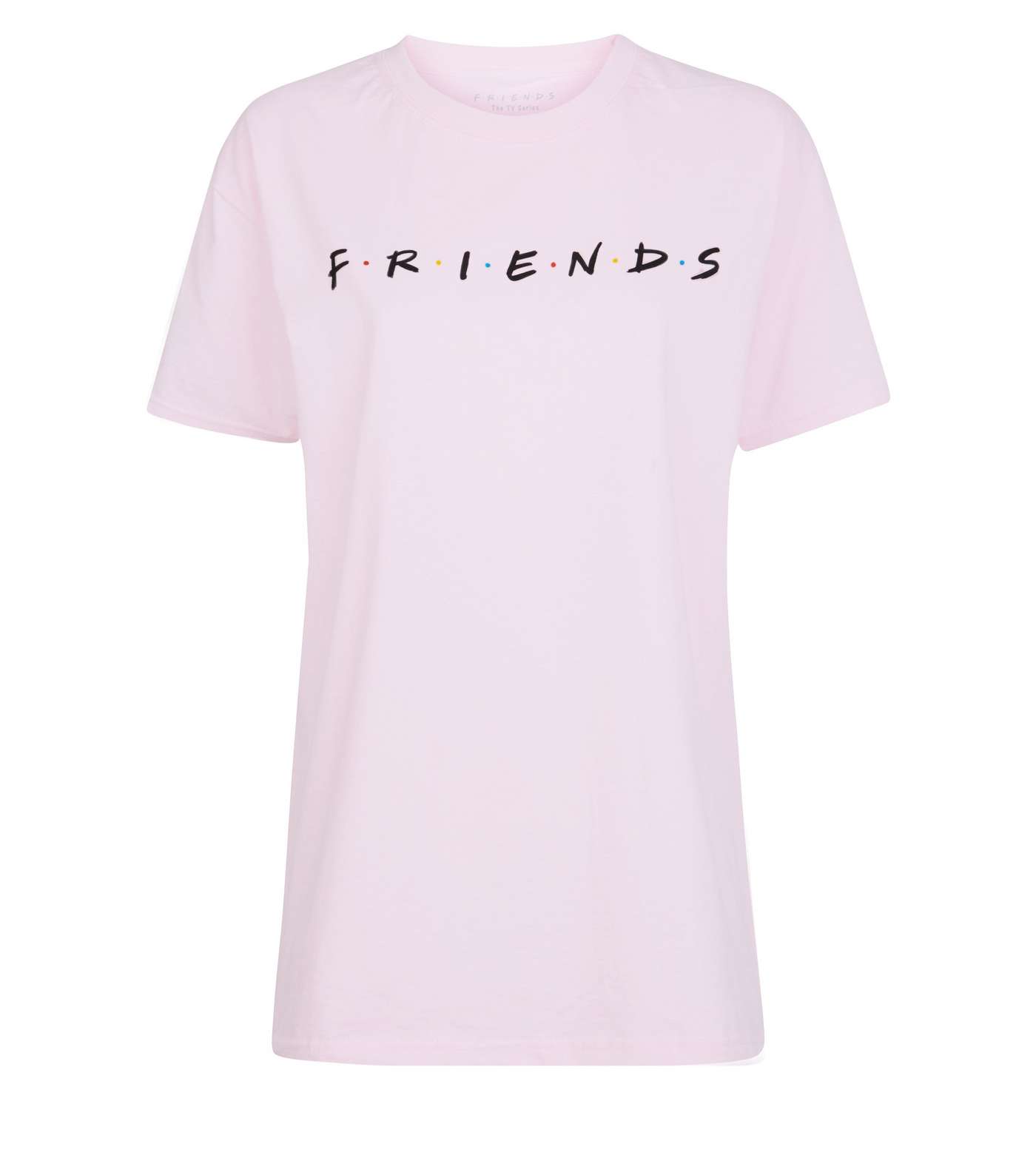 Pink Friends Logo T-Shirt Image 4