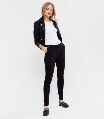 Pantalon slim best sale noir femme