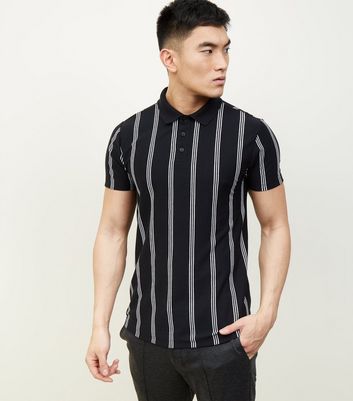 vertical striped polo shirt mens