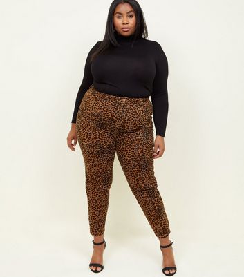 leopard print jeans new look