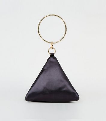 triangle clutch bag