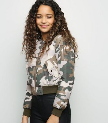 new look girls bomber jacket