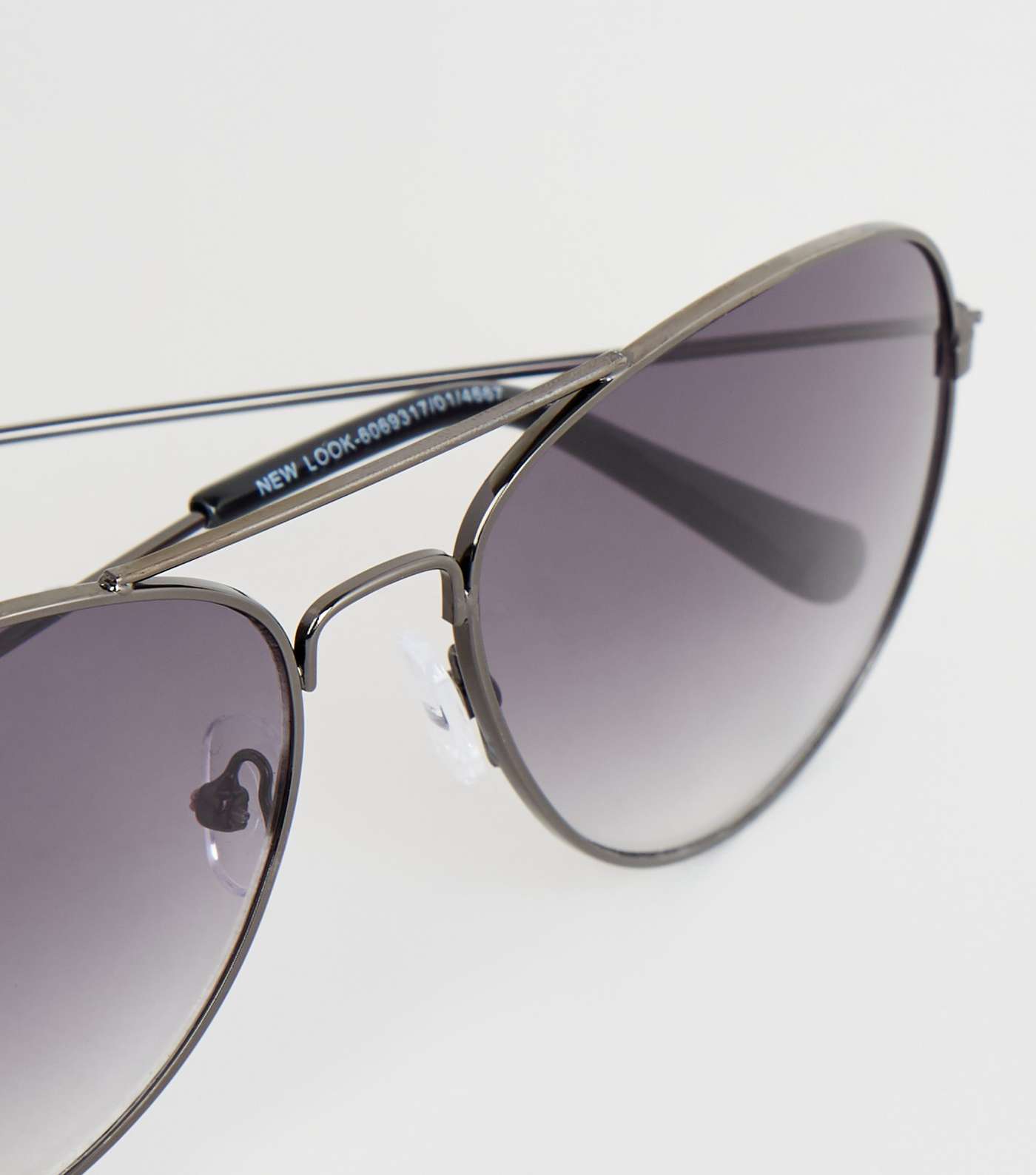 Black Pilot Sunglasses  Image 4