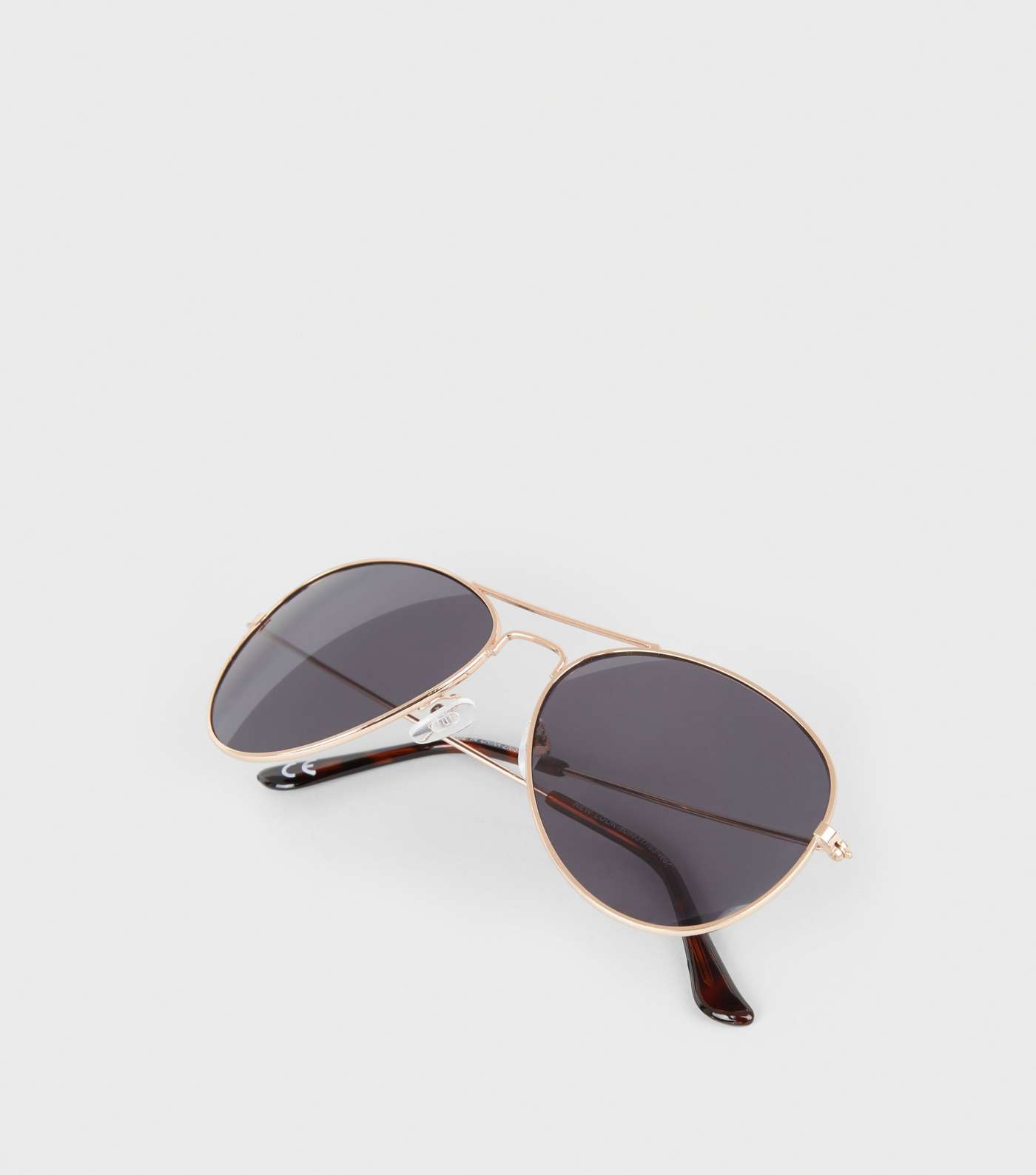 Gold Tone Tinted Pilot Sunglasses Image 2