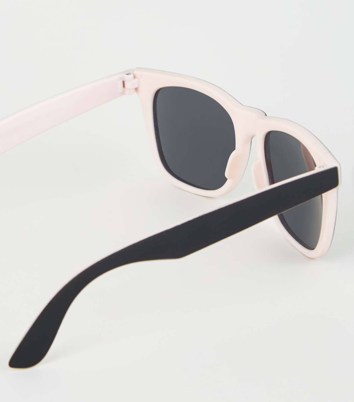 Pink Matte Square Sunglasses Image 3