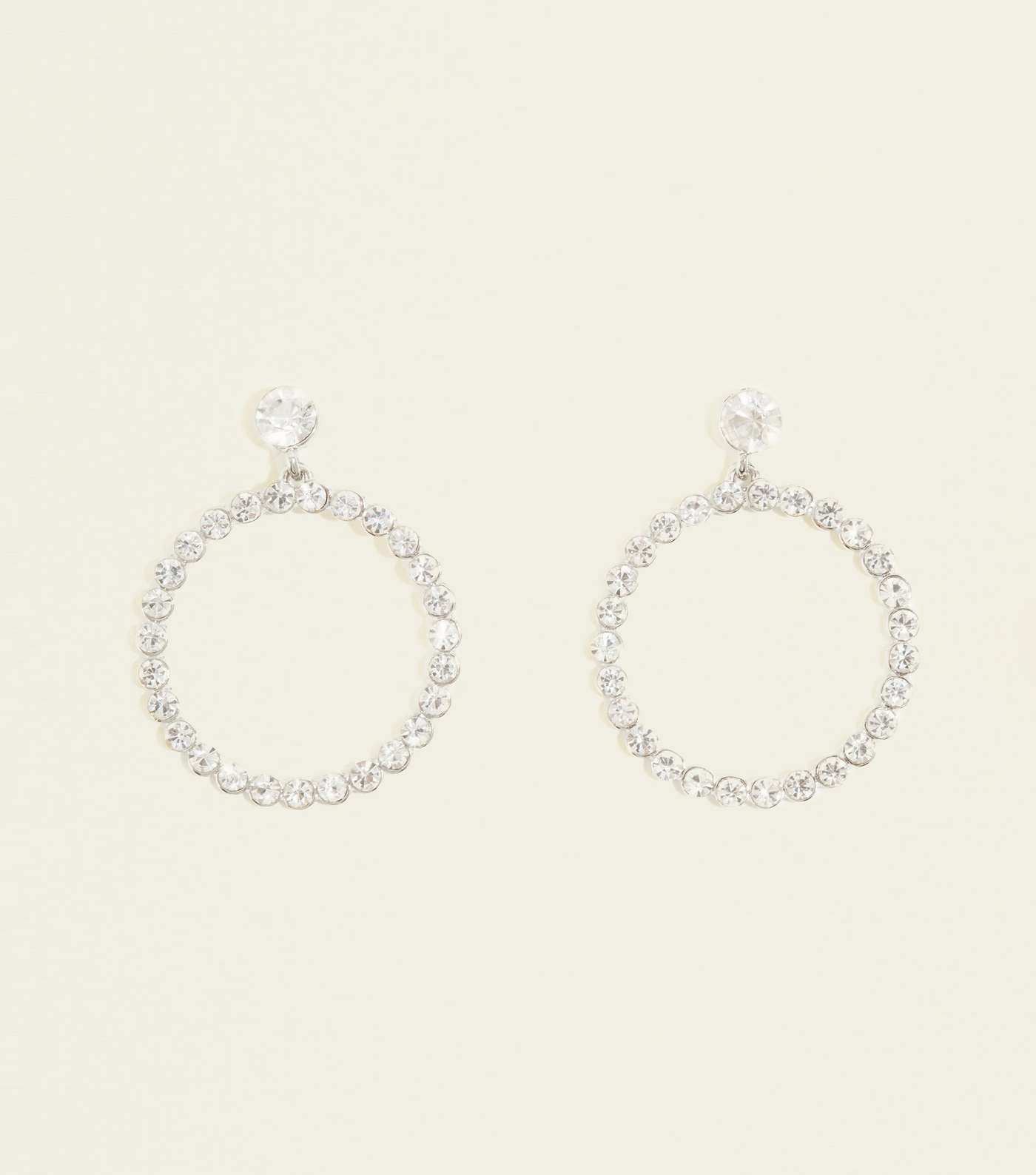 Crystal Diamanté Hoop Earrings