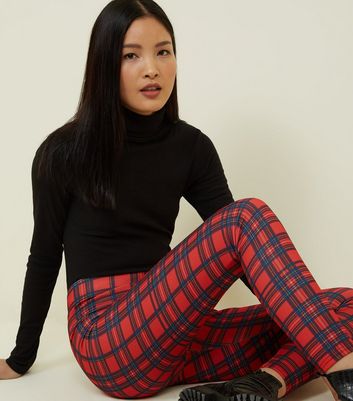 ladies tartan tights