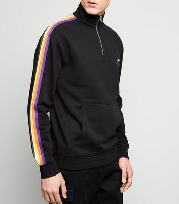 rainbow sleeve sweatshirt