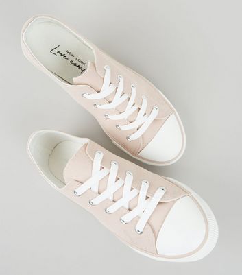 New look store pink trainers