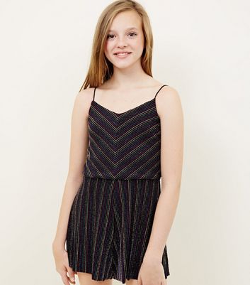 rainbow stripe playsuit