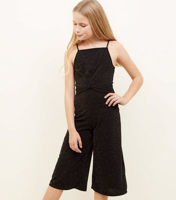 girls glitter jumpsuit
