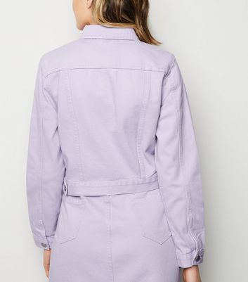 purple coat new look