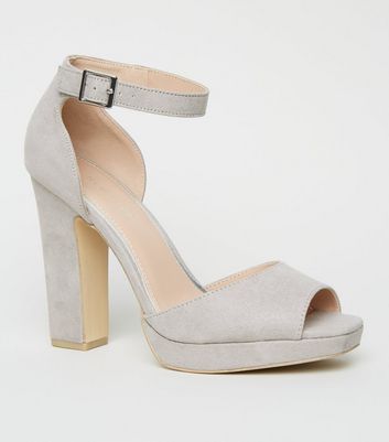 SIMANLAN Ankle Booties for Women Peep Toe Low Block Heel Sandals Dress  Shoes Gray 6 - Walmart.com
