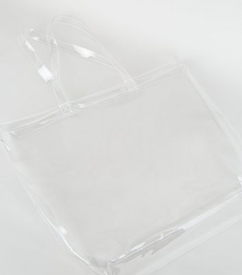 cabas plastique transparent