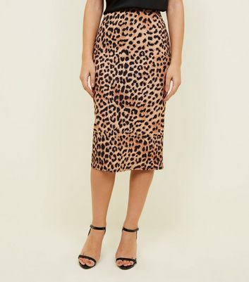 Leopard print shop pencil skirt australia