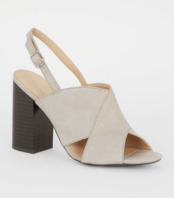 grey heels new look