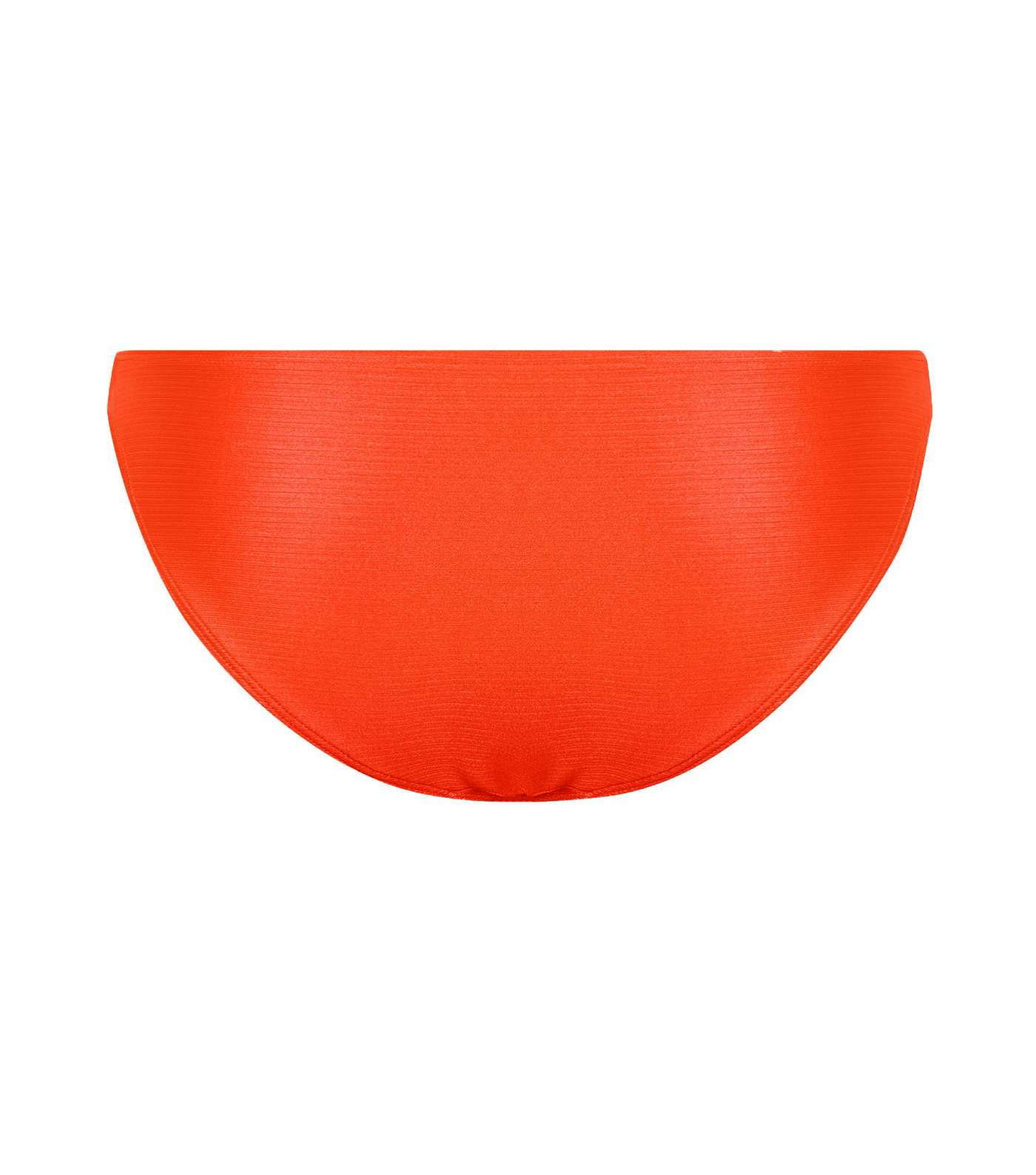 Bright Orange Neon Slinky Ring Trim Bikini Bottoms  Image 5