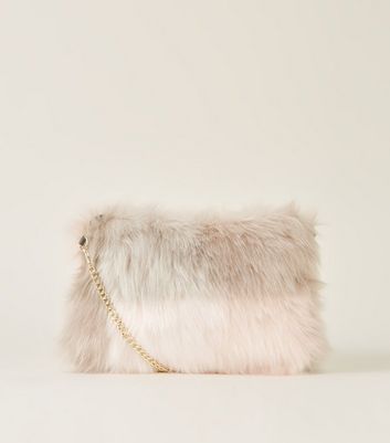 new look fur bag