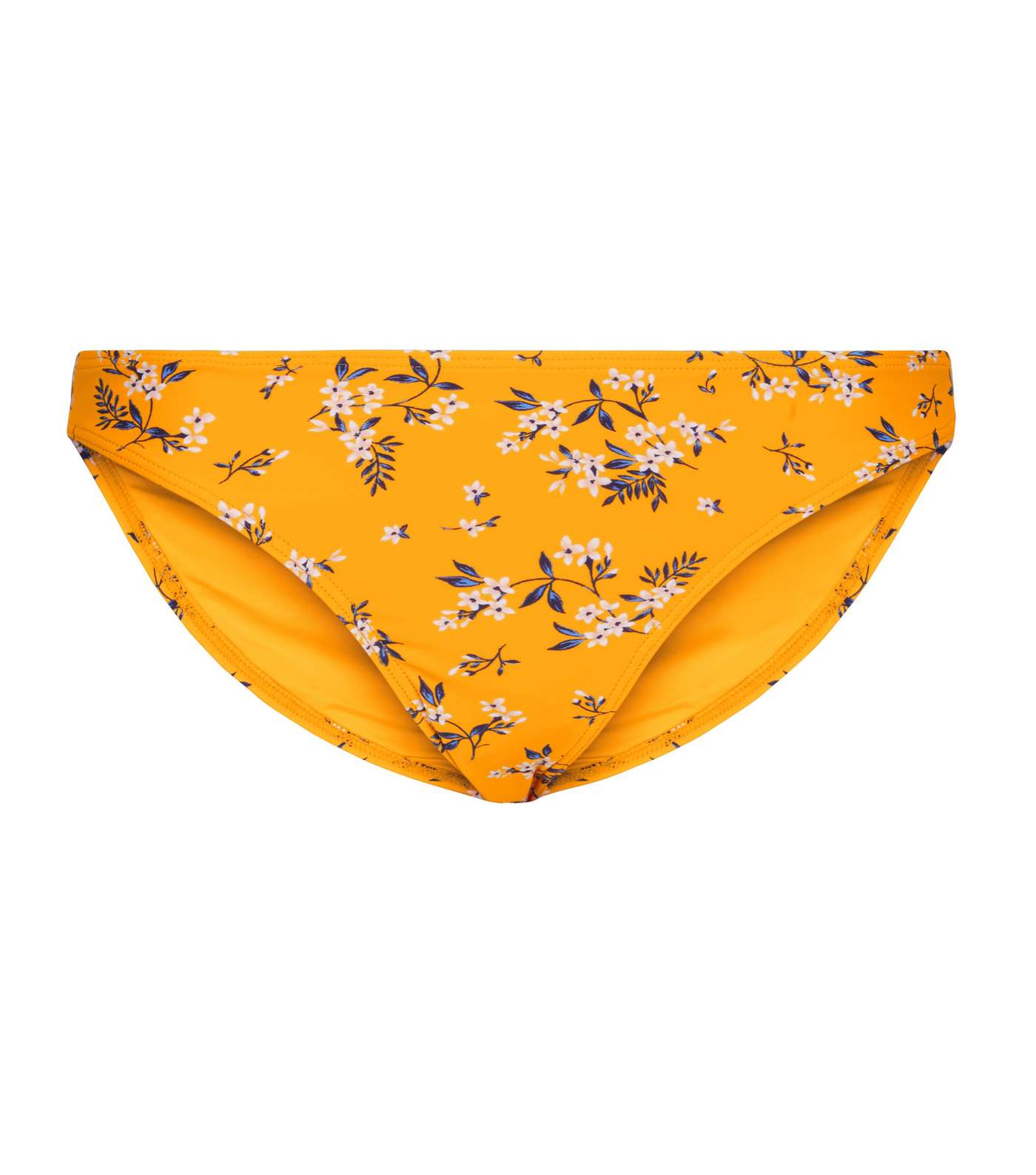 Yellow Ditsy Floral Bikini Bottoms Image 4