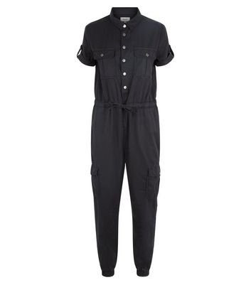 black boiler suit new look