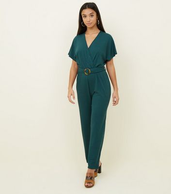 petite green jumpsuit