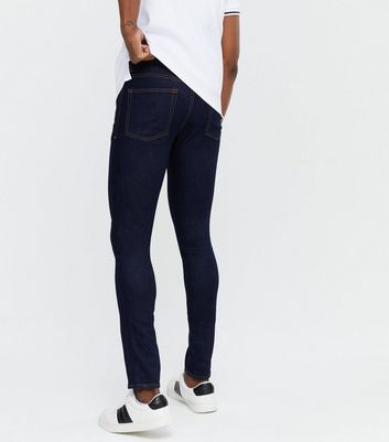 skinny navy jeans mens