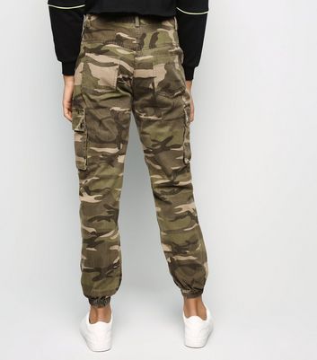 new look girls camo trousers
