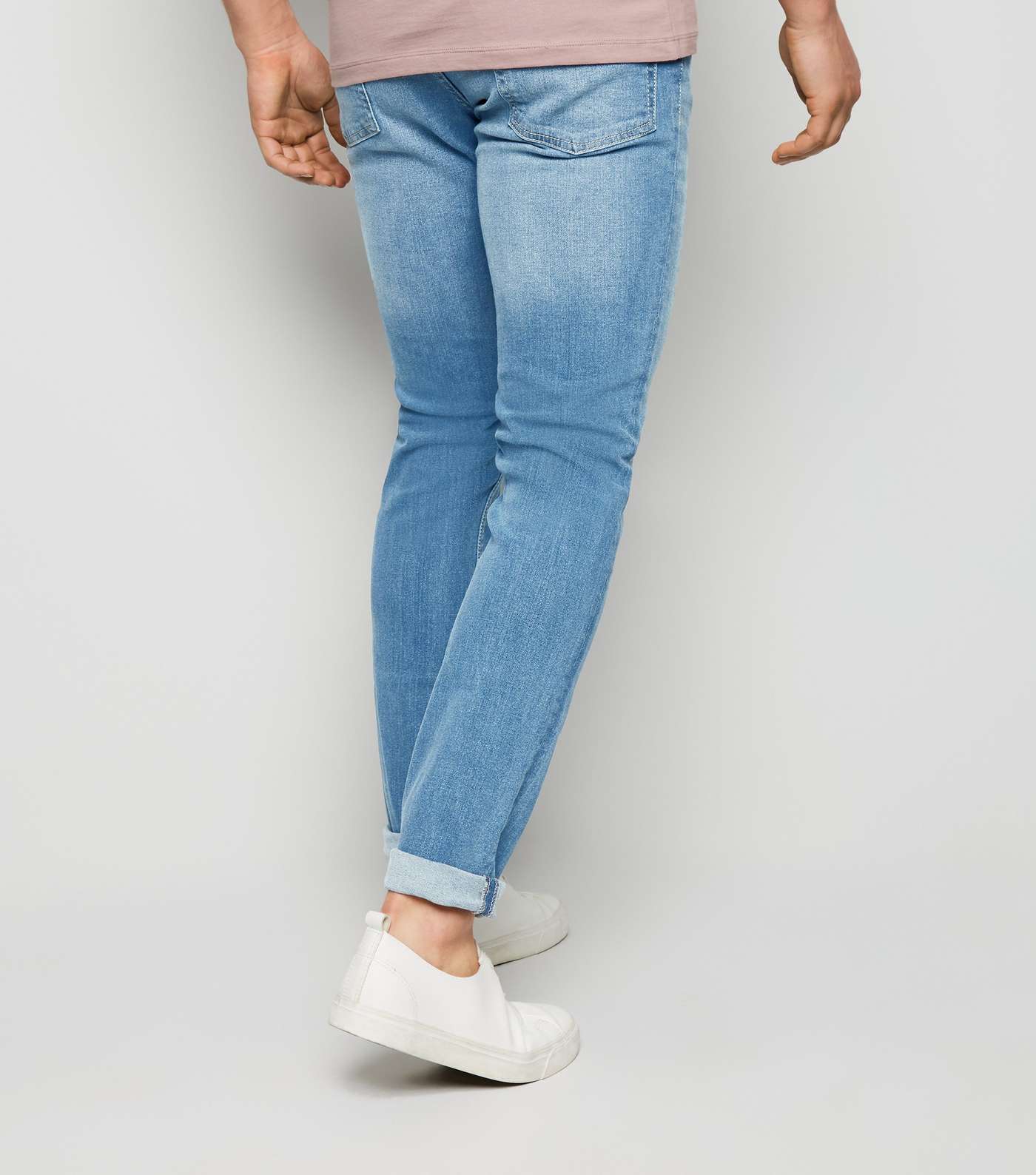 Blue Skinny Stretch Jeans  Image 3