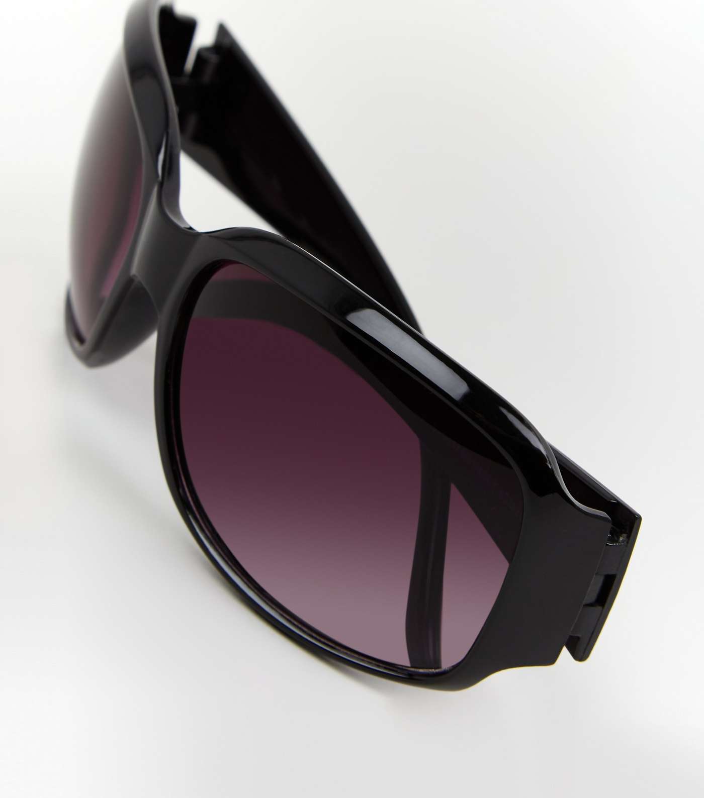 Black Rectangle Sunglasses  Image 3