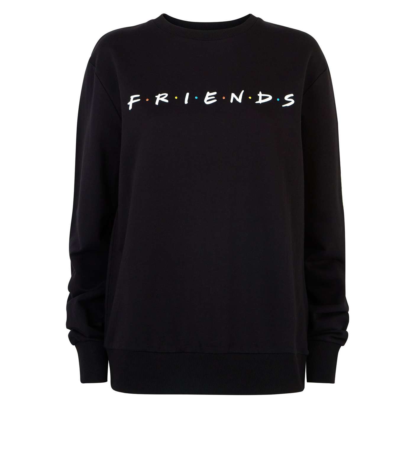 Black Friends Logo Sweatshirt Image 4