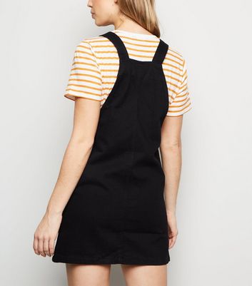 New look outlet black denim dress