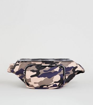 new look white bum bag