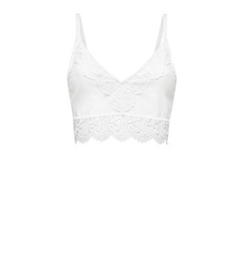 Cream Crochet Bralette | New Look