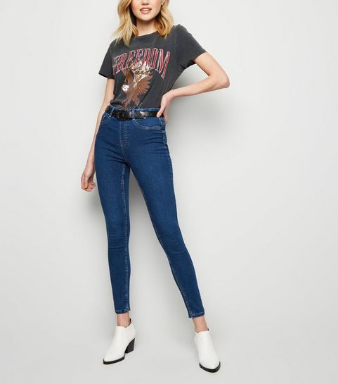 Blue Rinse Wash 'Lift & Shape' Jeggings 