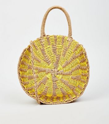 wicker bag new look