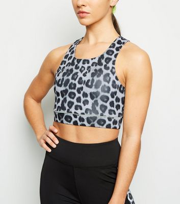 animal print sports bra