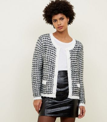 tweed cardigan womens