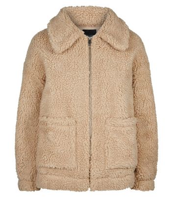 New look 2024 teddy bomber jacket