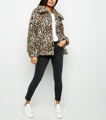 leopard print jacket new look