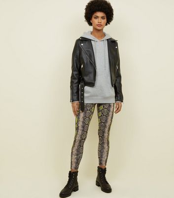 new look snake print jacket