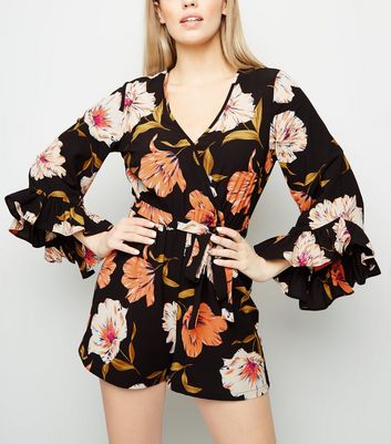 new look floral playsuit