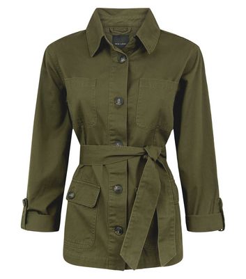 new look khaki utility jacket